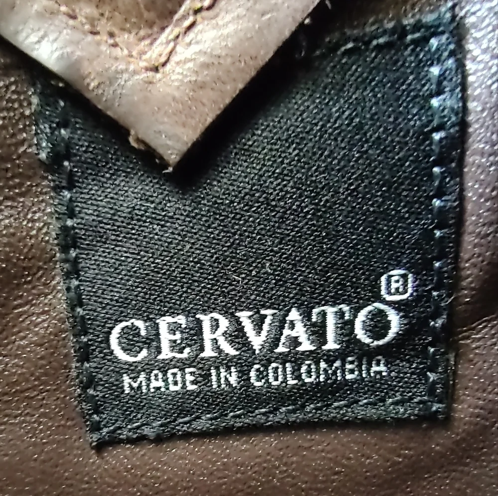 Brown Leather Square Toe Ladies Western Boots Size 7.5 Vintage by Cervato - Picture 11 of 15